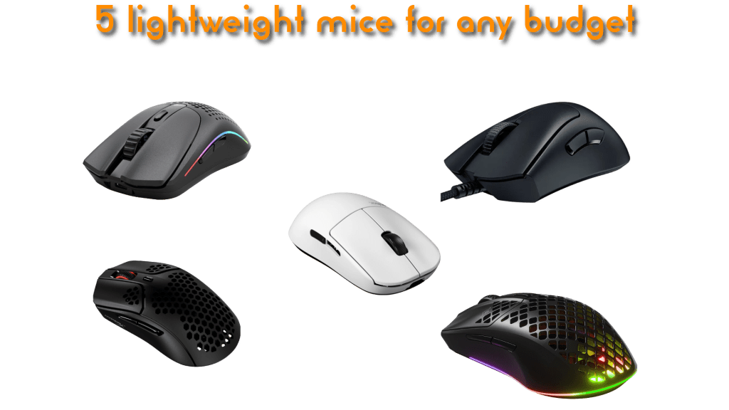 5 light weight mice for any&nbsp;budget